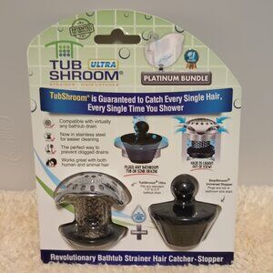 NWT ~ TubShroom Ultra Edition 1.5 in. Chrome Stainless Steel Hair Catcher